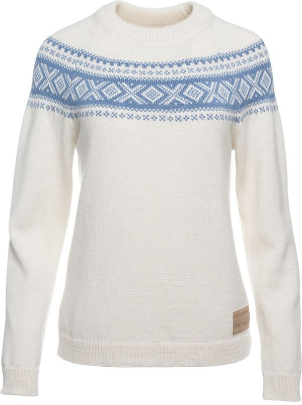 Dale of Norway Dale of Norway Vågsøy Womens Wool Sweater Off White/Blueshadow M Skakalec