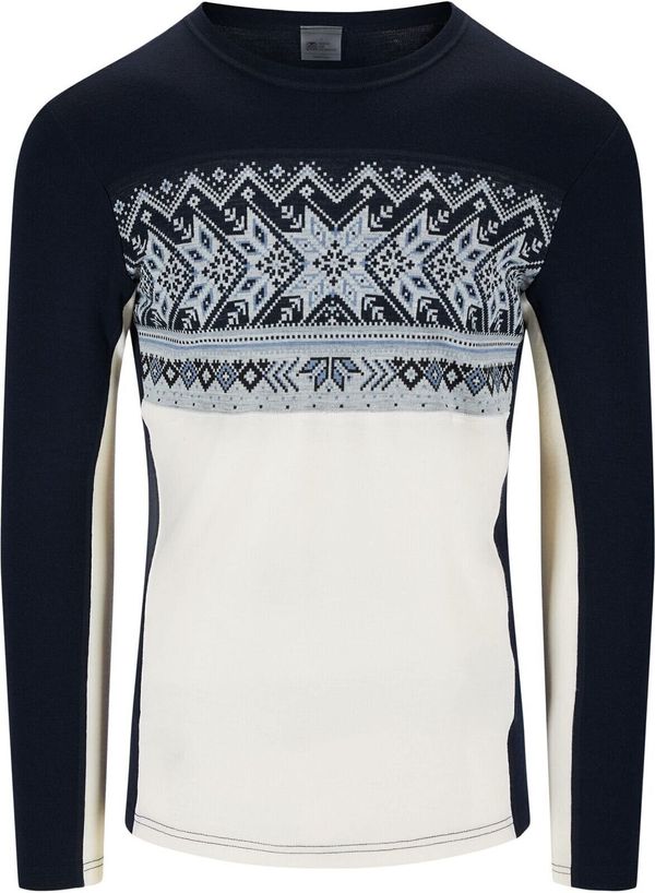 Dale of Norway Dale of Norway Vail Mens Crew Neck Baselayer Off White/Navy M Skakalec