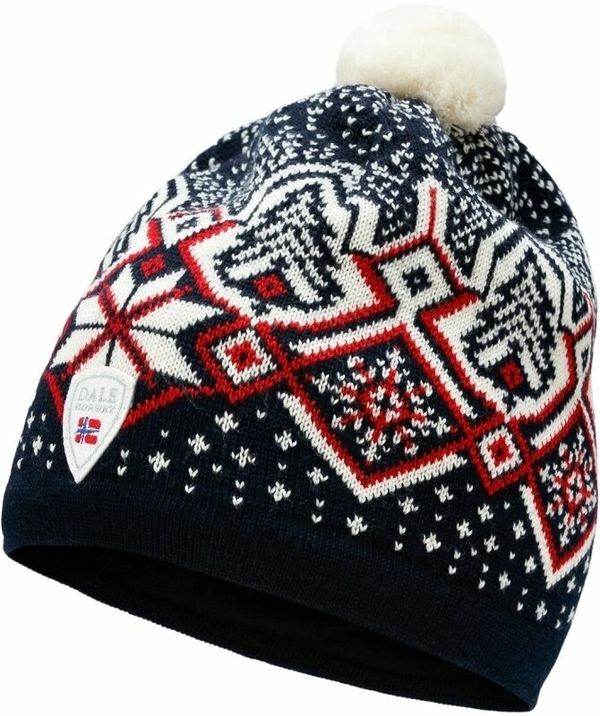 Dale of Norway Dale of Norway Winterland Unisex Merino Wool Hat Navy/Off White/Raspberry UNI Zimska kapa