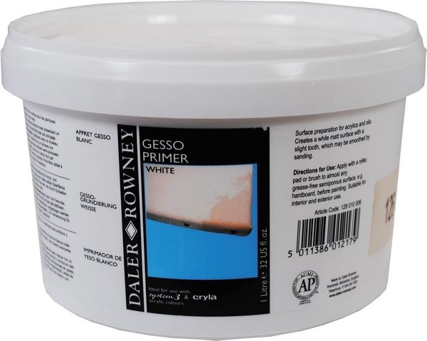 Daler Rowney Daler Rowney Acrylic Gesso Primer White 1 L