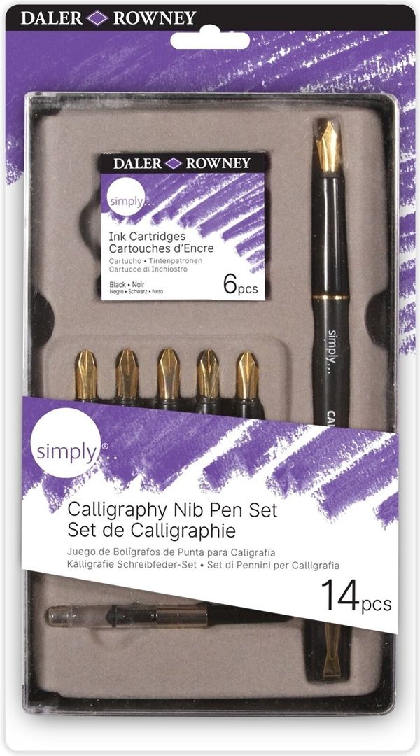 Daler Rowney Daler Rowney Simply Black 14 pcs