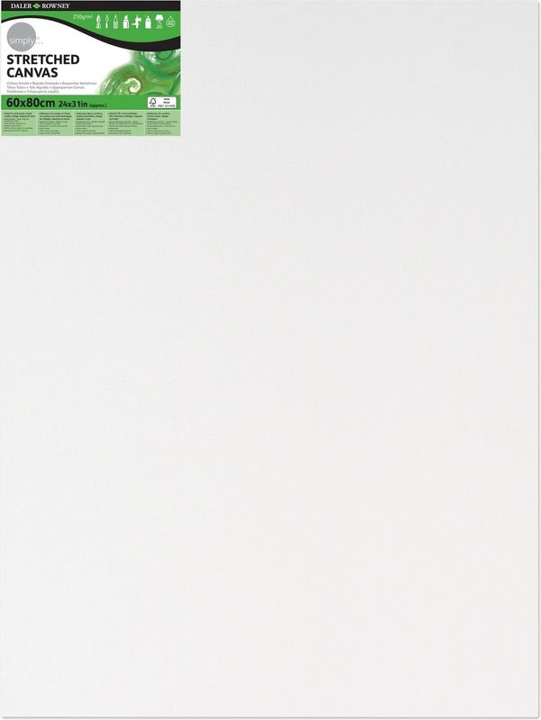 Daler Rowney Daler Rowney Slikarska platna Simply White 60 x 80 cm 1 kos