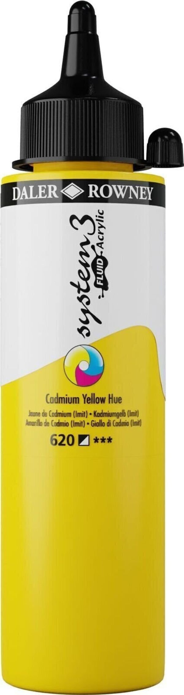 Daler Rowney Daler Rowney System3 Akrilna barva Cadmium Yellow Hue 250 ml 1 kos