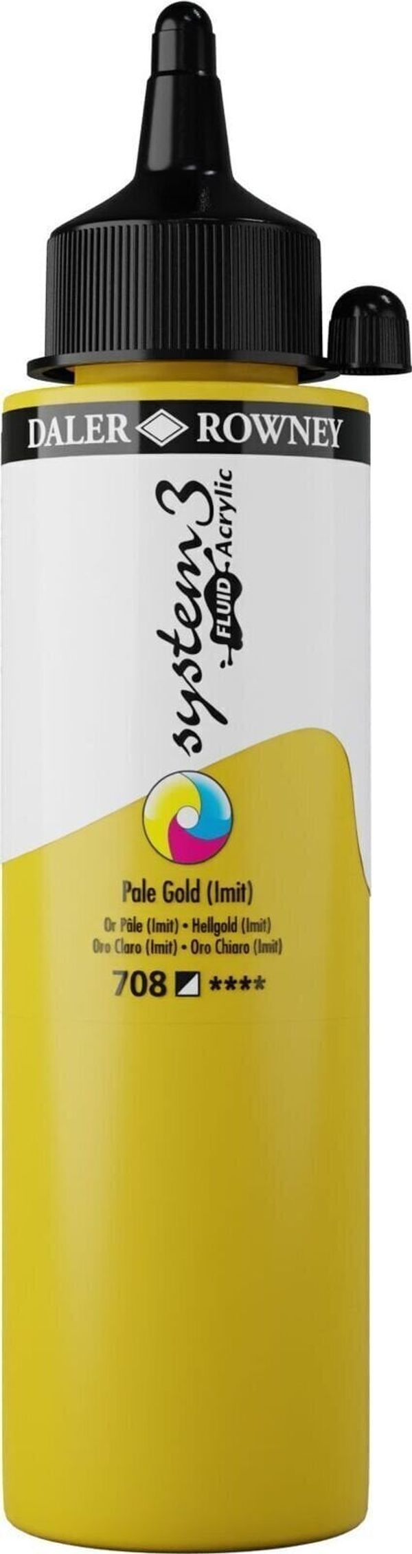 Daler Rowney Daler Rowney System3 Akrilna barva Pale Gold Imitation 250 ml 1 kos