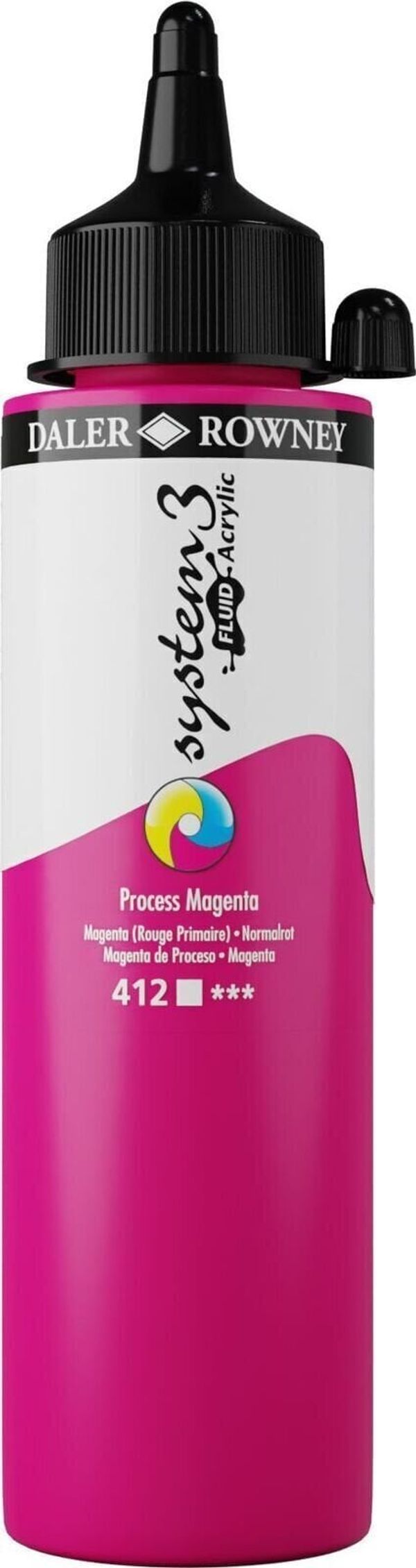 Daler Rowney Daler Rowney System3 Akrilna barva Process Magenta 250 ml 1 kos
