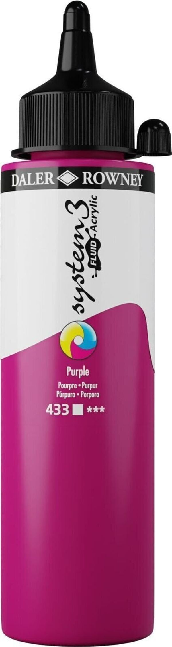 Daler Rowney Daler Rowney System3 Akrilna barva Purple 250 ml 1 kos