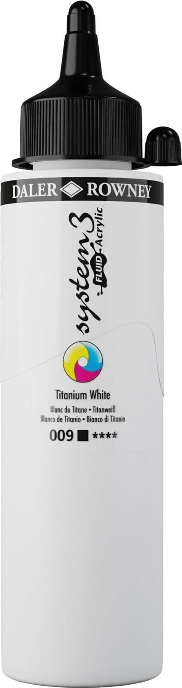 Daler Rowney Daler Rowney System3 Akrilna barva Titanium White 250 ml 1 kos