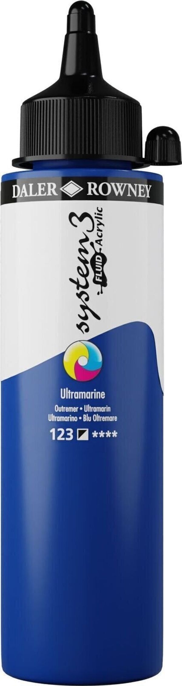 Daler Rowney Daler Rowney System3 Akrilna barva Ultramarine Blue 250 ml 1 kos