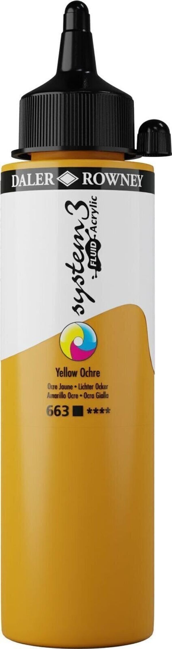 Daler Rowney Daler Rowney System3 Akrilna barva Yellow Ochre 250 ml 1 kos