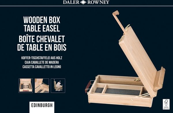 Daler Rowney Daler Rowney Table Easel Edinburgh Slikarska stojala Natural