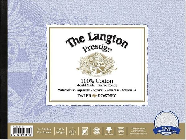 Daler Rowney Daler Rowney The Langton Prestige Watercolour Skicirka 30,5 x 22,9 cm 300 g