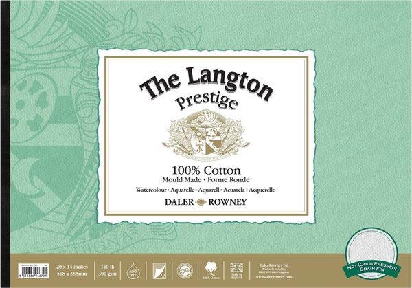 Daler Rowney Daler Rowney The Langton Prestige Watercolour Skicirka 50,8 x 35,6 cm 300 g