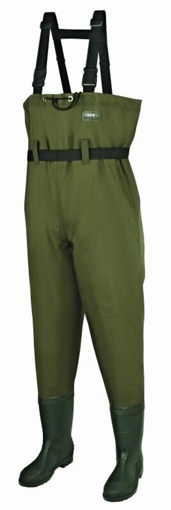 DAM DAM Hydroforce Nylon Taslan Chest Wader Bootfoot Green 44-XL