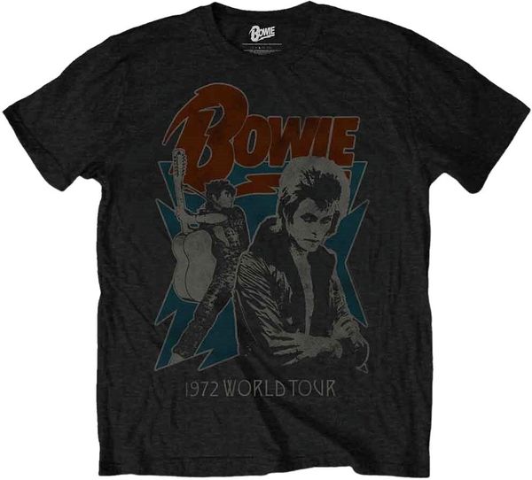 David Bowie David Bowie Majica 1972 World Tour Unisex Black L