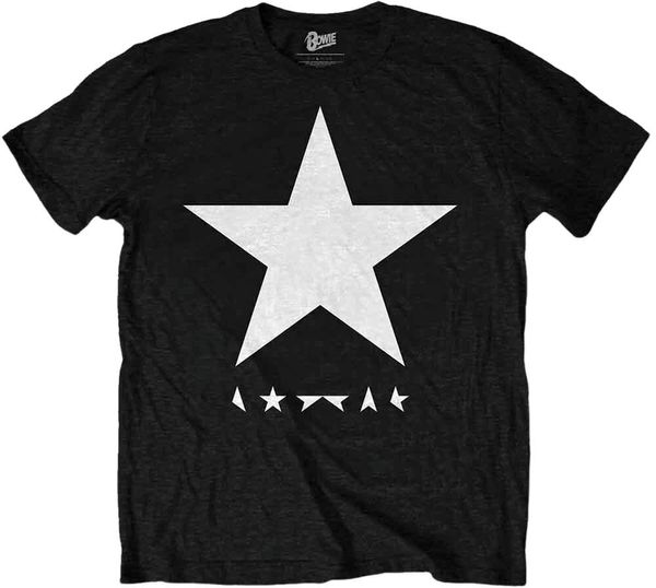 David Bowie David Bowie Majica Blackstar (White Star on Black) Unisex Black 2XL