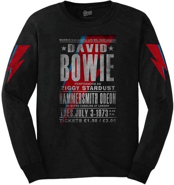 David Bowie David Bowie Majica Hammersmith Odeon Unisex Black L