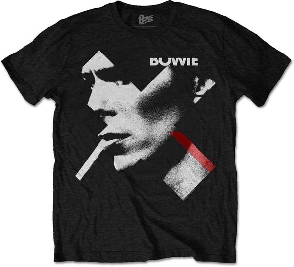 David Bowie David Bowie Majica X Smoke Red Unisex Black L