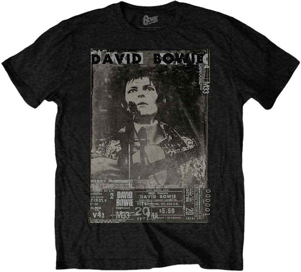 David Bowie David Bowie Majica Ziggy Unisex Black L