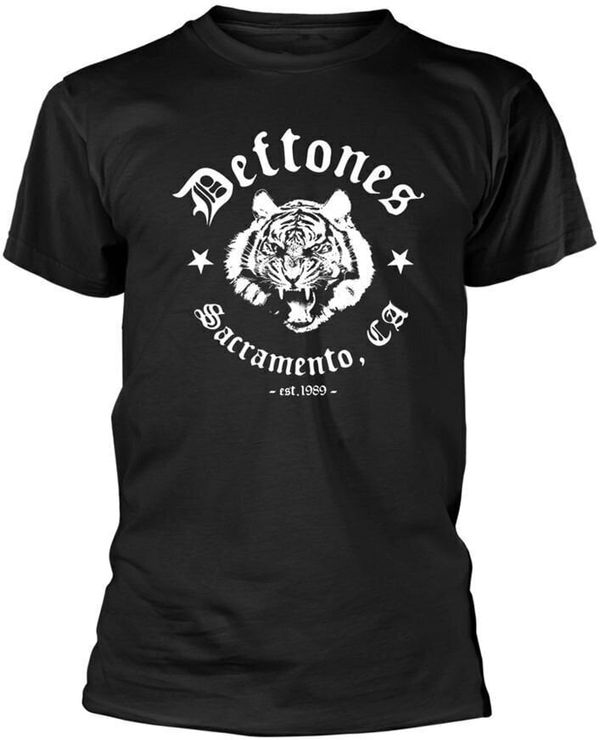 Deftones Deftones Majica Tiger Sacramento Unisex Black 2XL