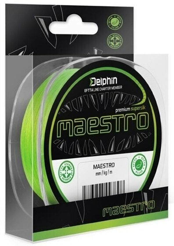 Delphin Delphin MAESTRO Fluo Green 0,07 mm 150 m 4,5 kg Najlon