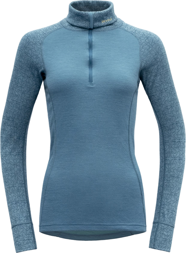 Devold Devold Duo Active Merino 205 Zip Neck Woman Moon ( Variant ) L Termo spodnje perilo