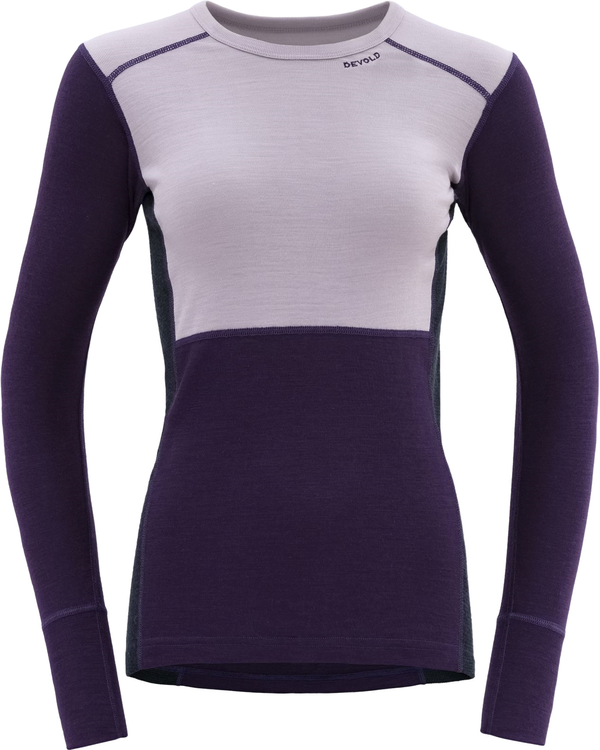 Devold Devold Lauparen Merino 190 Shirt Woman Orchid/Lilac/Ink L Termo spodnje perilo