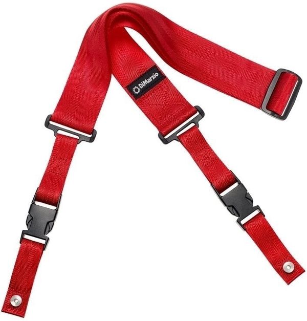 DiMarzio DiMarzio DD2200 Clip Lock Strap Red