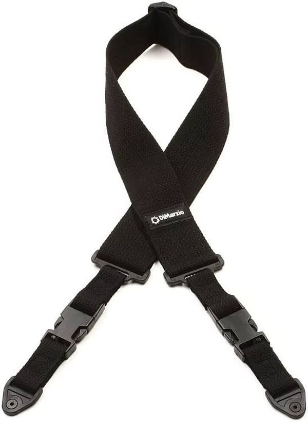 DiMarzio DiMarzio DD2200C Quick Release Strap Black Cotton