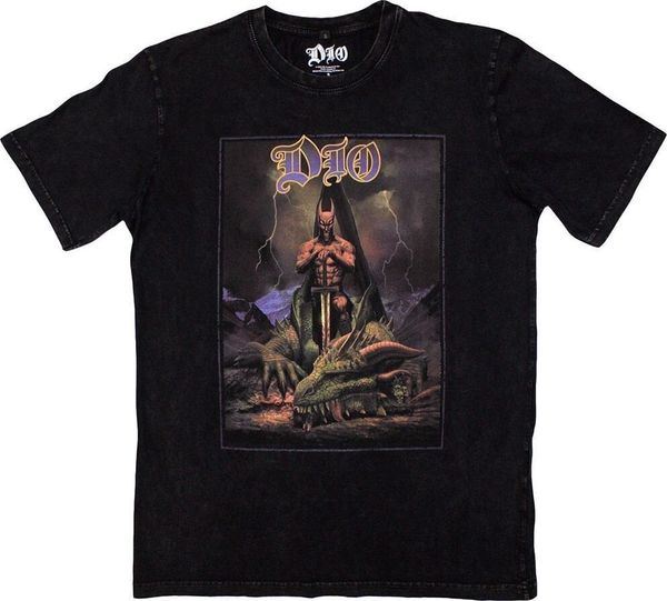 Dio Dio Majica Killing The Dragon Stone Wash Unisex Black XL