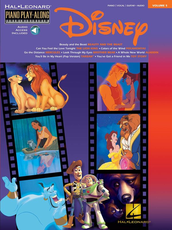 Disney Disney Piano Play-Along Volume 5 Note