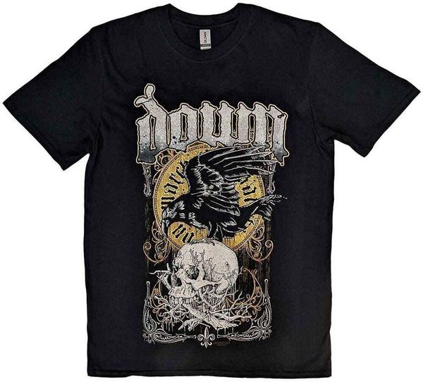 Down Down Majica Swamp Skull Unisex Black 2XL