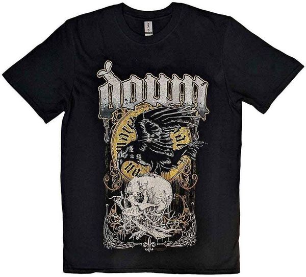 Down Down Majica Swamp Skull Unisex Black M