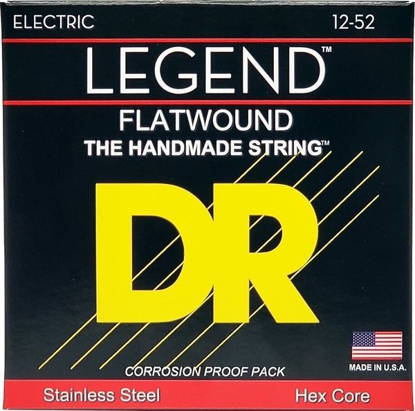 DR Strings DR Strings Legend Flatwound Medium 12-52 Strune za električno kitaro