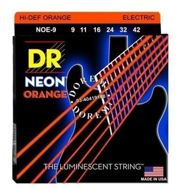 DR Strings DR Strings NOE-9 Neon Strune za električno kitaro