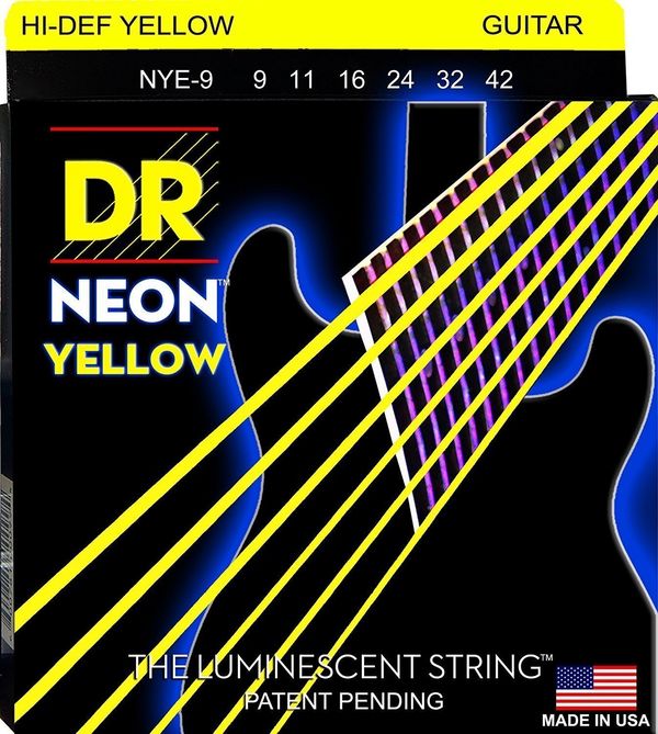 DR Strings DR Strings NYE-9 Neon Strune za električno kitaro