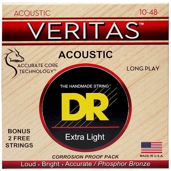 DR Strings DR Strings VTA-10 Strune za akustično kitaro