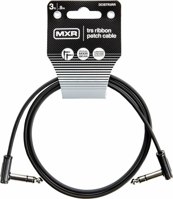 Dunlop MXR Dunlop MXR DCISTR3RR Ribbon TRS Cable Črna 0,9 m Kotni - Kotni