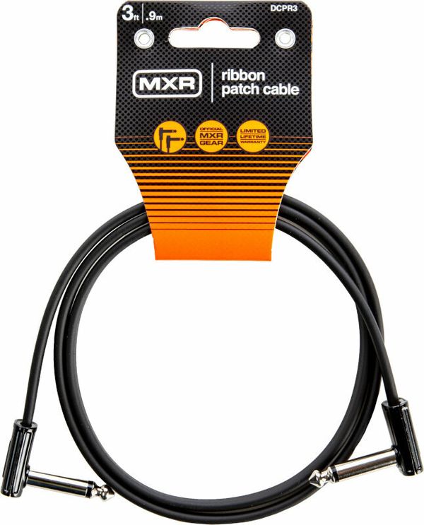 Dunlop MXR Dunlop MXR DCPR3 Ribbon Patch Cable Črna 0,9 m Kotni - Kotni