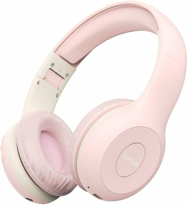 EarFun EarFun K2P kid headphones pink Pink Brezžične slušalke On-ear