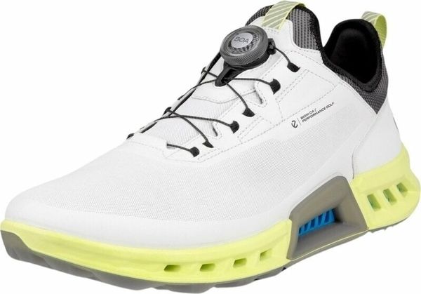 Ecco Ecco Biom C4 BOA Mens Golf Shoes White/Yellow 39