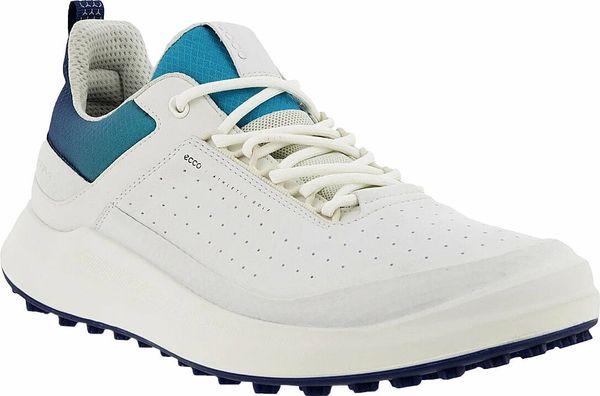 Ecco Ecco Core Mens Golf Shoes White/Blue Depths/Caribbean 45