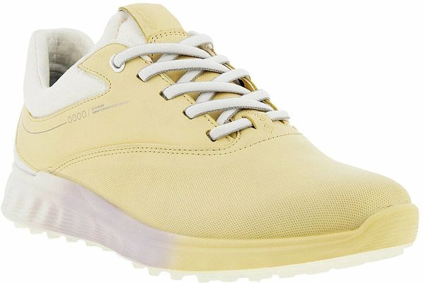 Ecco Ecco S-Three Womens Golf Shoes Straw/White/Bright White 39