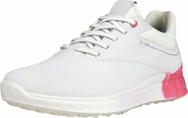 Ecco Ecco S-Three Womens Golf Shoes White/Bubblegum 38