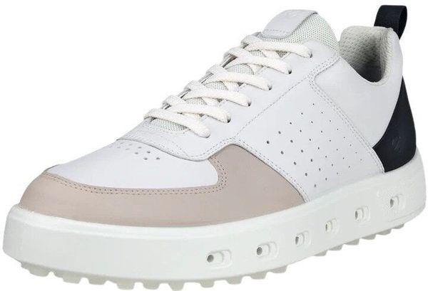 Ecco Ecco Street 720 White/Black/Gravel 40 Moški čevlji za golf