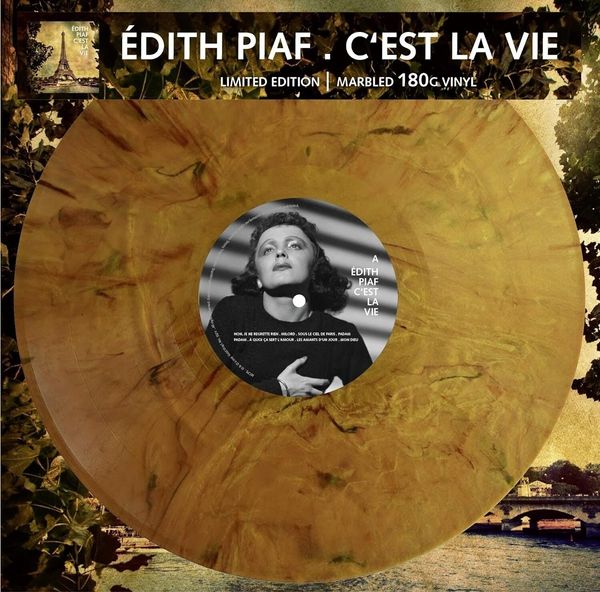 Edith Piaf Edith Piaf - C'est La Vie (Limited Edition) (Numbered) (Gold Marbled Coloured) (LP)