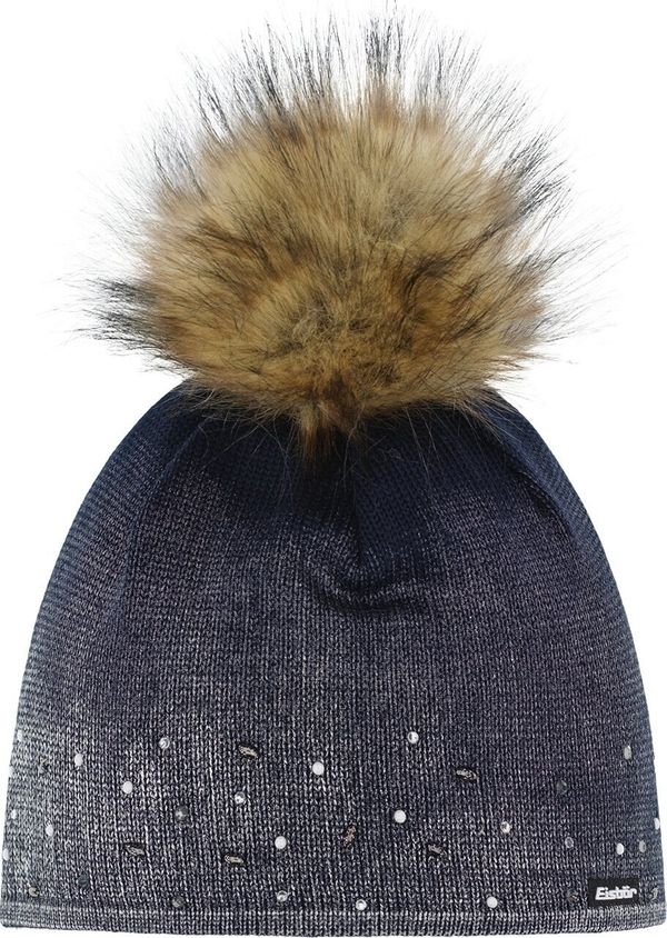 Eisbär Eisbär Dip Dye Lux Crystal Beanie Dark Kobalt/Brushed Silver/Real UNI Kapa