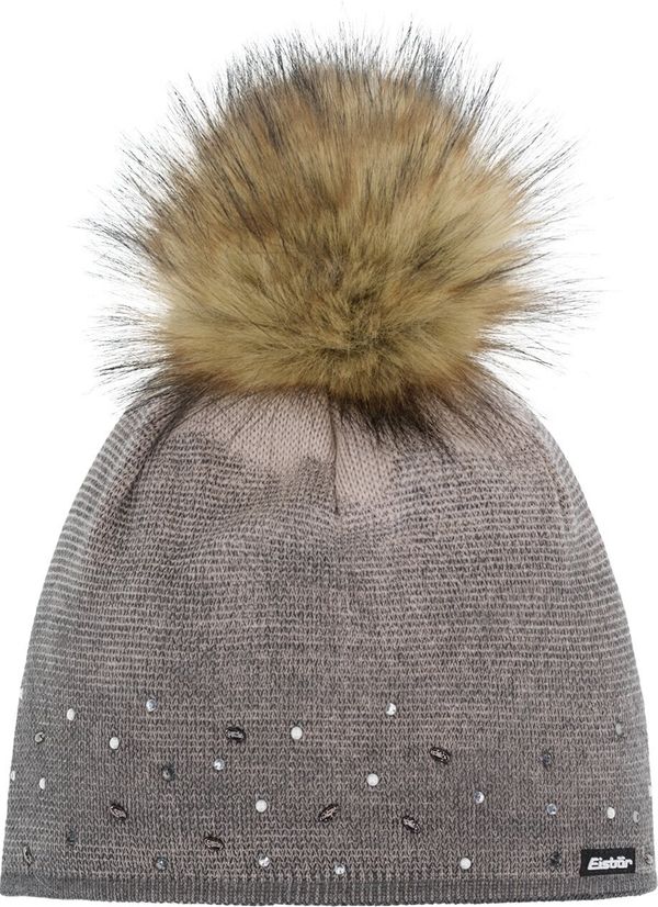 Eisbär Eisbär Dip Dye Lux Crystal Womens Beanie Brushed Silver/Black/Real UNI Kapa