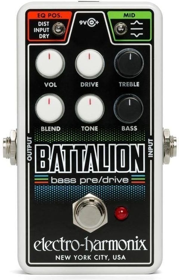 Electro Harmonix Electro Harmonix Nano Battalion Bass Preamp & Overdrive