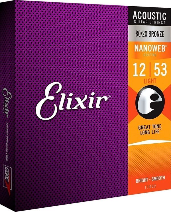 Elixir Elixir 11052 Nanoweb 12-53 Strune za akustično kitaro