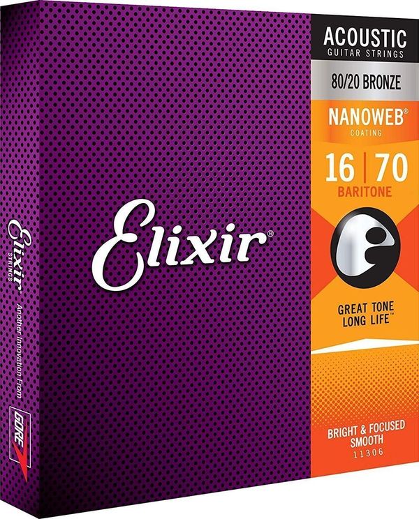 Elixir Elixir 11306 Nanoweb 16-70 Strune za akustično kitaro